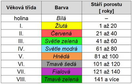 lesnická mapa Porostní mapa – Wikipedie lesnická mapa