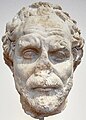 Portrait head of Demosthenes, 3rd cent. B.C. National Archaeological Museum, Athens.