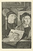 Portretten van Laurens Jansz. Coster, Hugo van der Goes en Albrecht Dürer, RP-P-1907-4250.jpg