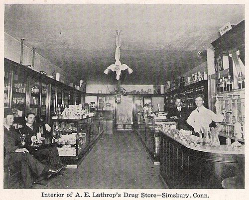 A. E. Lathrop's Drug Store, c. 1905