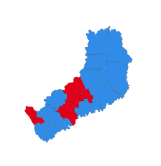 Provincia di Misiones, Elezione dei Deputati, 1997.svg