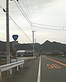 国道318号（東かがわ市西山）