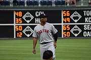 Rafael Devers went 3-for-4 with three RBIs in Game 4. Rafael Devers 2018.jpg