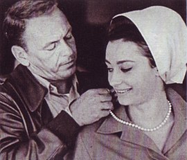 С Фрэнком Синатрой на съёмках фильма «Поезд фон Райена», 1965 год