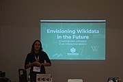 Raja Gumienny at WikidataCon 2019