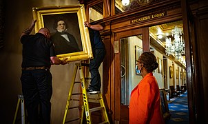 Removal of Howell Cobb's portrait from Capitol