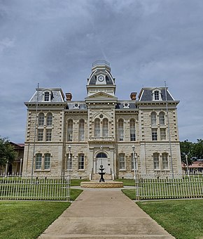 Tribunale della contea di Robertson Franklin Texas 2022.jpg