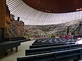 Rock Church in Helsinki - Interior view - Temppeliaukion kirkossa Helsingissä - Sisäkuva - panoramio.jpg