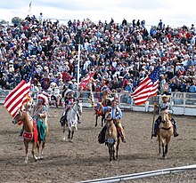 Grand Entry at the Pendleton Round-Up RodeoNatives.jpg
