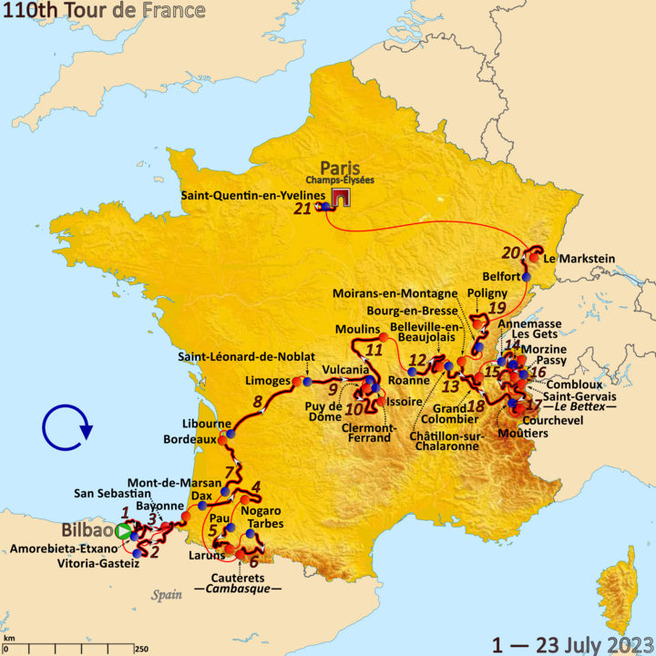general classification of tour de france 2023