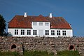 Hovedbygningen til jagtslottet Søbygård, Ærø, Danmark