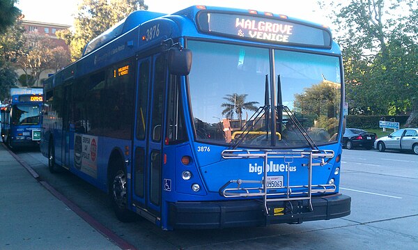 Big Blue Bus at UCLA Hilgard Terminal