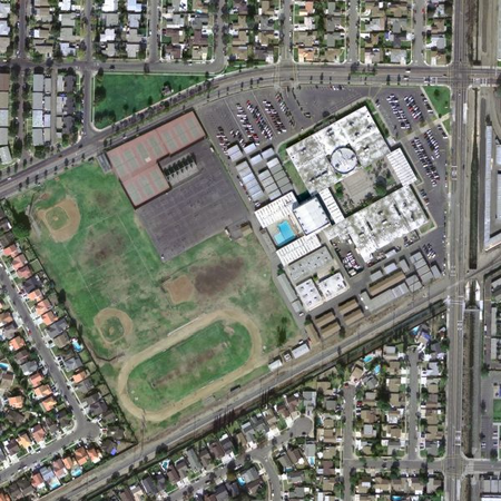 Saddleback High School aerial