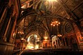 The interior of Sage Chapel.