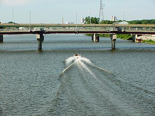 <span class="mw-page-title-main">Saginaw River</span> River in Michigan