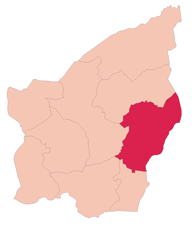 Розташування комуни на мапі Сан-Марино