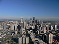 Downtown Seattle core, seen from the Space Needle.