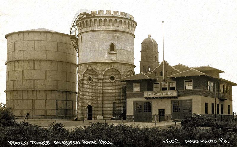 File:Seattle - old Queen Anne water tower.jpg