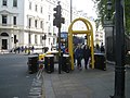 Thumbnail for File:Security barriers, Buckingham Gate near Buckingham Palace, London - geograph.org.uk - 4646456.jpg