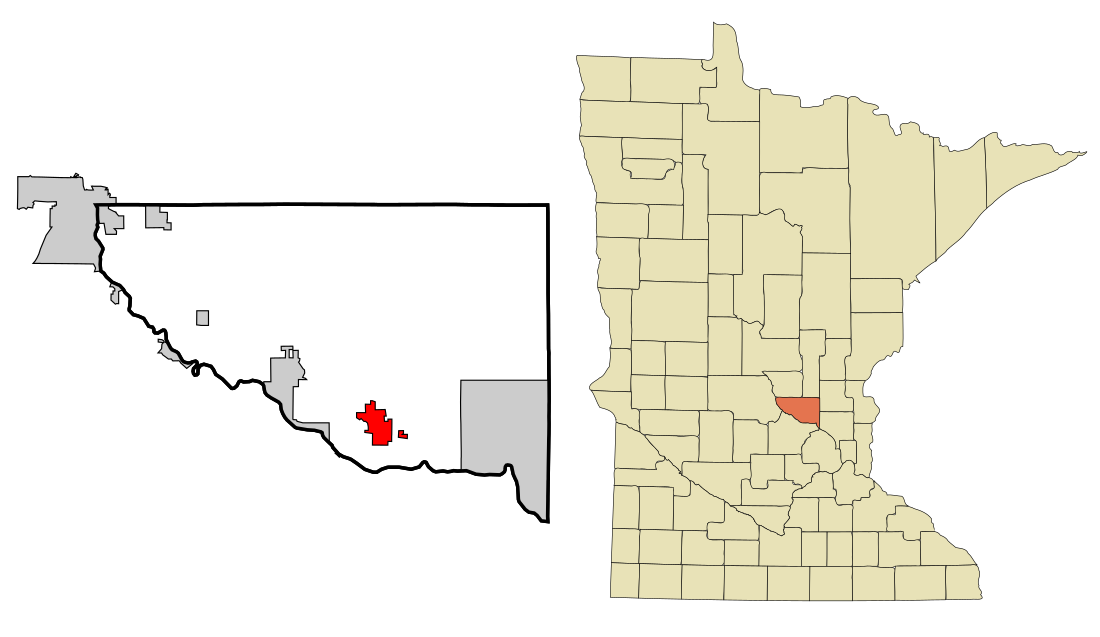 File:Sherburne County Minnesota Incorporated and Unincorporated areas Big Lake Highlighted.svg