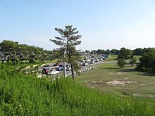 Westbound from Flatbush Avenue Shore Pkwy Marine jeh.JPG