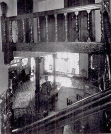 Interior of the house, in 1938 Skelton Manor interior.png