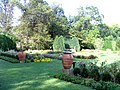 Vista del jardín botánico.