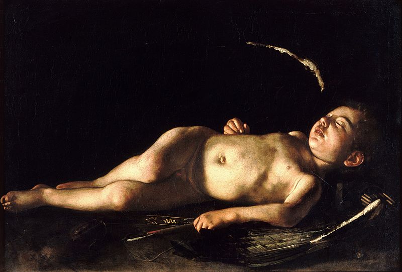 File:Sleeping Cupid-Caravaggio (1608).jpg