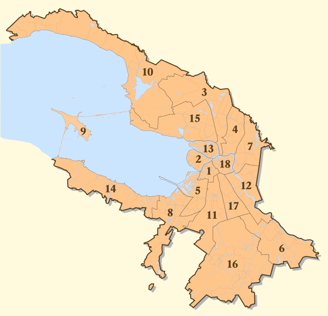 Administrative divisions of the city of Saint Petersburg