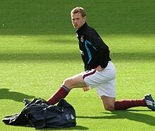 Spector with West Ham United in 2009 Spector102009.jpg