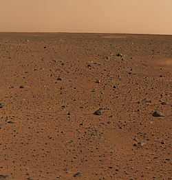 Spirit's First Color Photograph Mars.jpg