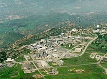 1990 aerial view of the Energy Technology Engineering Center at the Santa Susana Field Laboratory, Simi Hills, Simi Valley