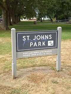 Знак парка Сент-Джонс. JPG