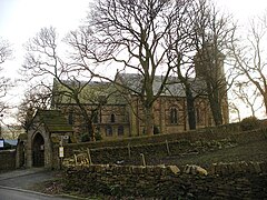 Gereja St Mary dan St Michaels Gereja Whitley Rendah - geograph.org.inggris - 1106323.jpg