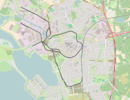 Stamlijn Bergen op Zoom op de kaart