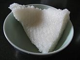 A steamed rice cake