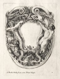 Stefano Della Bella - New Model for a Cartouche - 1972.137.2 - Cleveland Museum of Art.tif