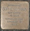 Stolperstein Alter Steinweg 13 (Sophie Neumann) in Hamburg-Neustadt.JPG