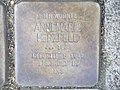 "Hier wohnte Annemarie Herzfeld, Jg. 1903, deportiert 1941, ermordet in Minsk"