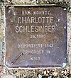 Stolperstein Wilhelmsaue 136 Charlotte Schlesinger.jpg