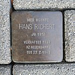 Stolperstein für Hans Richert, Bottrop