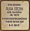 Stumbling stone for Olga Stern (Schwerin) .jpg