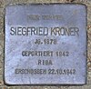 Stumbling block for Siegfried Kroner (cropped) .jpg