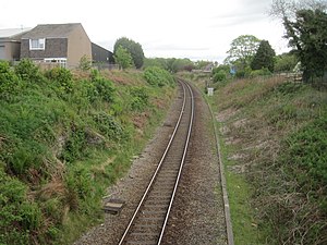 Stoneywood railway station (site), Aberdeenshire (geograph 5409411).jpg
