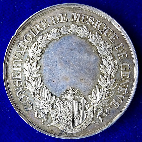 File:Swiss Conservatoire de Musique de Genève Award Silver Medal ND by Mognetti, reverse.jpg