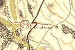 Mapa Pocoucova z Prvního vojenského mapování