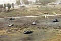 Destroyed T-55 MBTs near Al Qadisiyah, Iraq, April 2003