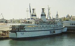 Alus Tallink-nimisenä Tallinnassa vuonna 1994.