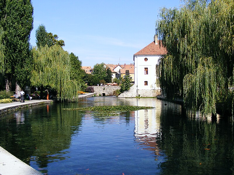 File:Tapolca - Old Mill - Lake Malom.jpg