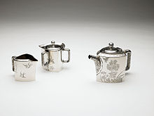 Tea set, c. 1877, held at the Birmingham Museum of Art